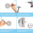 thumbnail image 4 of Wall Mounted Makeup Mirror Adjustable Light Swivel Vanity Mirror, 4 of 5