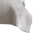 thumbnail image 4 of Benjara Aria Elegant 3 Piece King Size Microfiber Quilt with Matching Shams, Beige, 4 of 6