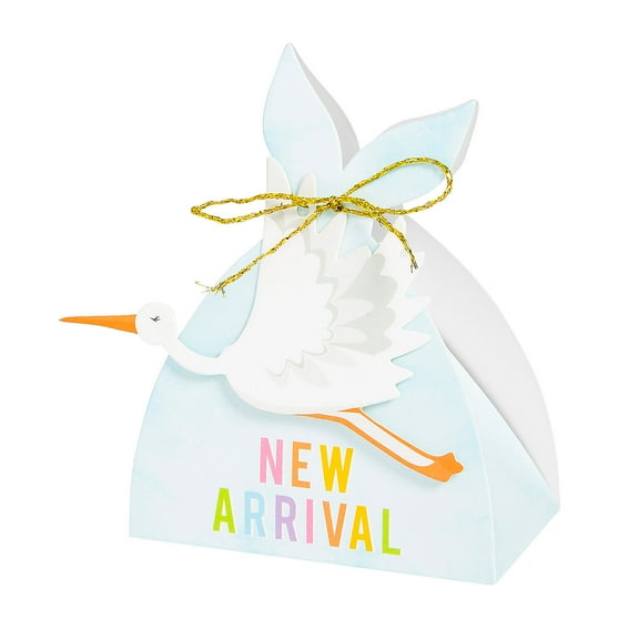 Bundle of Joy Stork Favor Boxes, Baby, Party Supplies, 12 Pieces