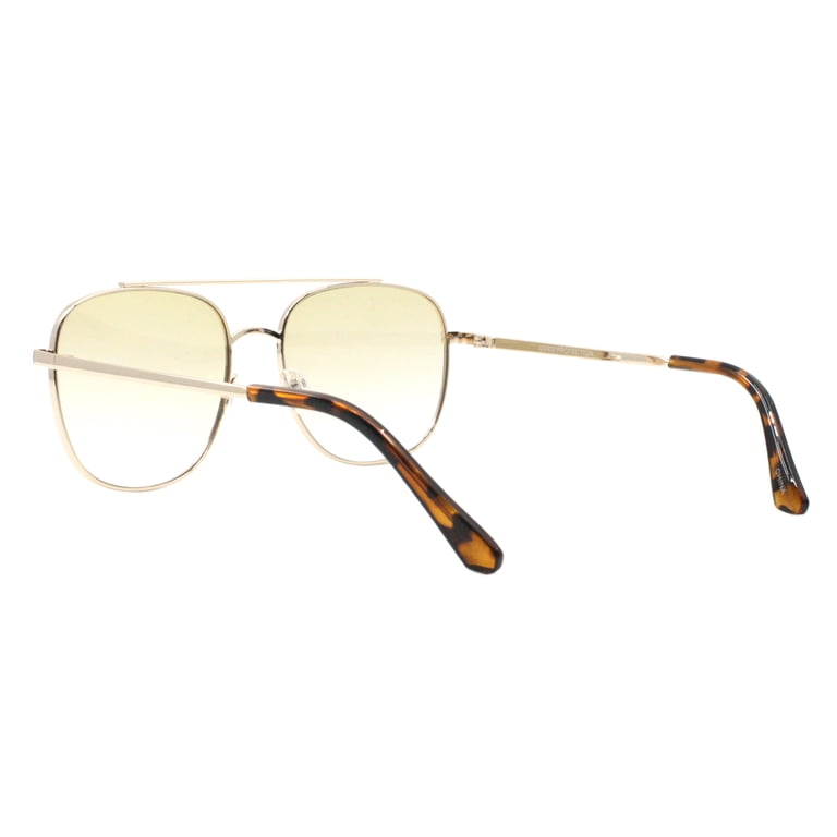 ?Gradient Square Metal Frame Sunglasses Vintage Double Bridge Flat Lens Mens Retro Square Double Bridge Metal Sunglasses Flat Top  main image 3