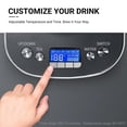 thumbnail image 5 of Joydeem Hot Tea Maker, Glass Electric Kettle with Auto Lift Tea Infuser and Temperature Control, 1.7L, JD-ZC6088G, 5 of 6