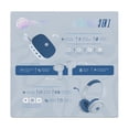 thumbnail image 3 of Kit de Audifonos On ear, In ear y Bocina Select Sound Azul Tiny Sound, 3 of 4