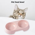 thumbnail image 3 of El Animal Doméstico Que Alimenta Plástico 2 Del Cuenco Doble Colorea en 1 Platos Alimentador La Comida Gato, 3 of 8