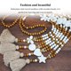 thumbnail image 4 of Collar de cuentas Minnieouse con colgante de borla de piedra de cristal para mujer, 4 of 6