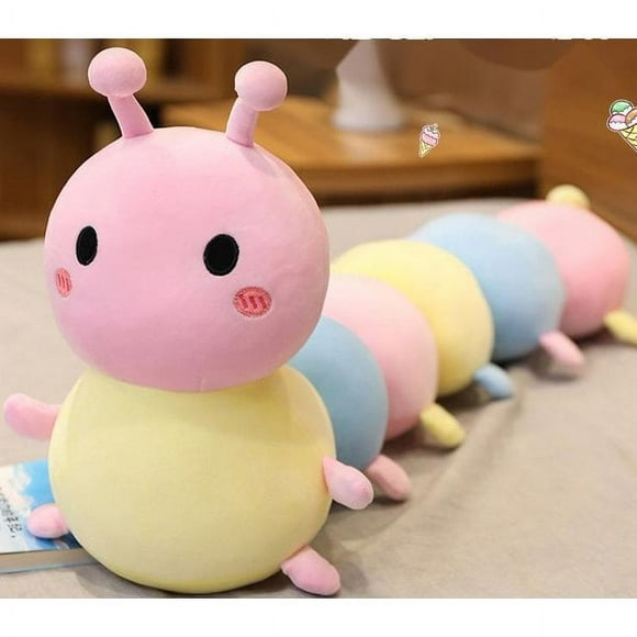Colorful Caterpillar Pillow Doll Plush Toy Cute Doll Stuffed Doll