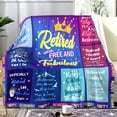 thumbnail image 2 of Birthday Gifts for Women Girls,Happy Birthday Blanket Unique Birthday Throw Blankets Birthday Present Gifts for Her Friend Mom Femal Sister Grandma Wife 50"X40", 2 of 5
