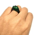thumbnail image 6 of Matching Skull Rings Couple Ring Gold Plated Green 1.5 CT CZ Women Wedding Ring Set Male Ring, 6 of 6