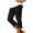 Black, variant on Womens Capris form-Fitting Leggings Soft Comfort Daily & Workout Skinny Pants S-2XL