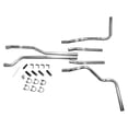 thumbnail image 3 of Dynomax Exhaust System Kit 89007 Exhaust System Kit Header Back System; Aluminized Steel; Without Muffler; 2-1/4 Inch Pipe Diameter; Dual Exhaust With Dual Exit; Split Rear Exit; Without Tip, 3 of 4