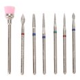 thumbnail image 1 of Juego De Brocas Para Uñas, Brocas Para Pulir Uñas De Carburo De Tungsteno, Portátiles, 7 Piezas Compactas Para Arte De Uñas, 1 of 7