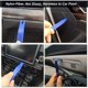 thumbnail image 4 of Kit de herramientas para coche - Cuña para desmontar molduras interiores - Palanca con extractor de clips integrado - Juego de 12 herramientas de plástico para molduras - Azul, 4 of 5
