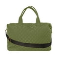 thumbnail image 2 of Alexis Bendel Sage Checkered Pattern Nylon Travel Duffle Tote Bag for Women, 2 of 6