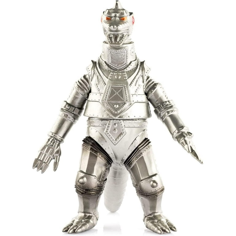 YARAKETA Silver Mecha Godzilla Toy - Robot Action Figure