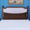 thumbnail image 4 of [Pillowcase]-Ultra Soft Microfiber Body Pillowcase, Cozy Machine Washable long Pillow Cover, Chocolate, 1 Count, Pillow not included, 4 of 5