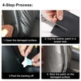 thumbnail image 6 of 3x60 Inch Leather Repair Kit, Self Adhesive Vinyl Repair Tape for Couch, Car Seat, Sofa, Boat Seat,Leather Repair Roll (Khaki), 6 of 6