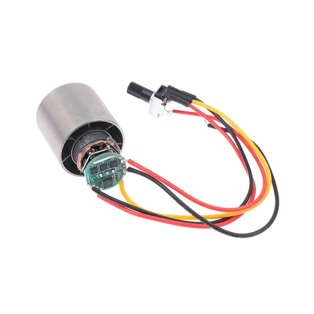 Ventilador de alcantarilla sin escobillas Motor sin escobillas de alta velocidad Secador de pelo eléctrico Micro soplador DC 9 a 12 V