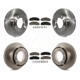 thumbnail image 1 of CMX Front Rear Disc Brake Rotors and Ceramic Pads Kit for Car Ford F-350 Super Duty F-250 F-450 K8C-100887, 1 of 11