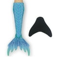 thumbnail image 1 of Girl's Mermaid Tail with Monofin dark red 140 dark red, 1 of 3