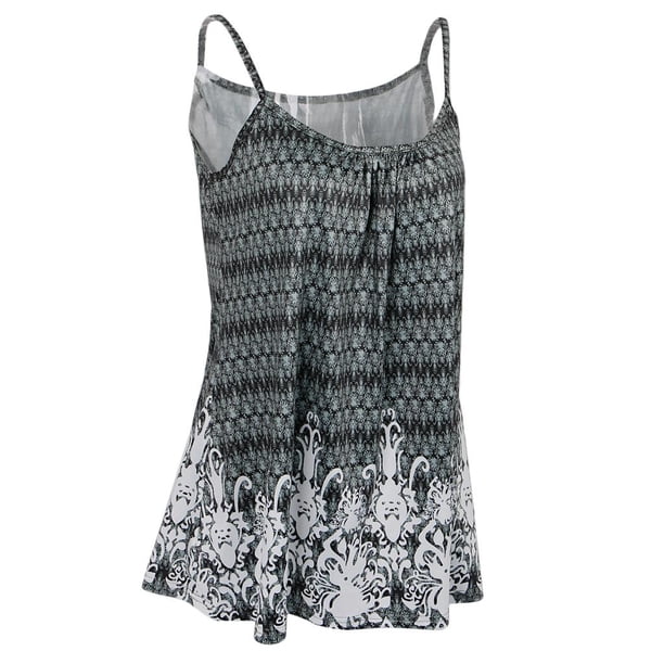 Camisetas de Moda Mujer Jinwen Plisado Confortable Suave Verde m