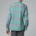 thumbnail image 4 of FDGIU Men's 2025 Plaid Flannel Shirt - Long Sleeve Button Down, Classic Pocket Casual Fall Top, 4 of 6