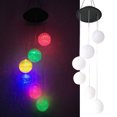 thumbnail image 6 of OUNONA Water Resistant White LED Hanging Lamp with Wind Chime for Patio and Outdoor Illumination, 6 of 7