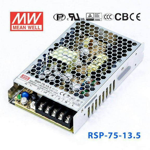 Mean Well RSP-75-13.5 Power Supply 75W 13.5V