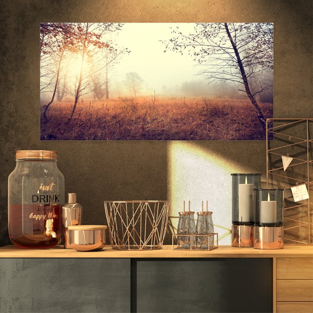 Beautiful Natural Landscape with Trees - Extra Large Wall Art Landscape