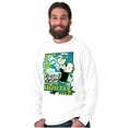thumbnail image 4 of Cool Popeye Raised By the Hustle Men's Long Sleeve Tee T Shirt Brisco Brands L, 4 of 6