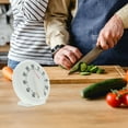 thumbnail image 2 of White Kitchen Timer Hair Scrunchies with Stopwatch Function for Cooking Eggs, Electronic Countdown and Mechanical Timer, 2 of 6