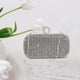 thumbnail image 4 of Bolso de noche con de imitación con cadena desmontable, bolsos de boda para fiesta, bolso de hombro de 7,9x2x5 pulgadas, Salvador Monedero de noche, 4 of 10