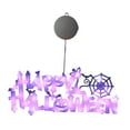 thumbnail image 2 of Happy Halloween Neon Sign LED Sign Decoration Light Up PP Material for Indoor Party Rooms Door, 2 of 9