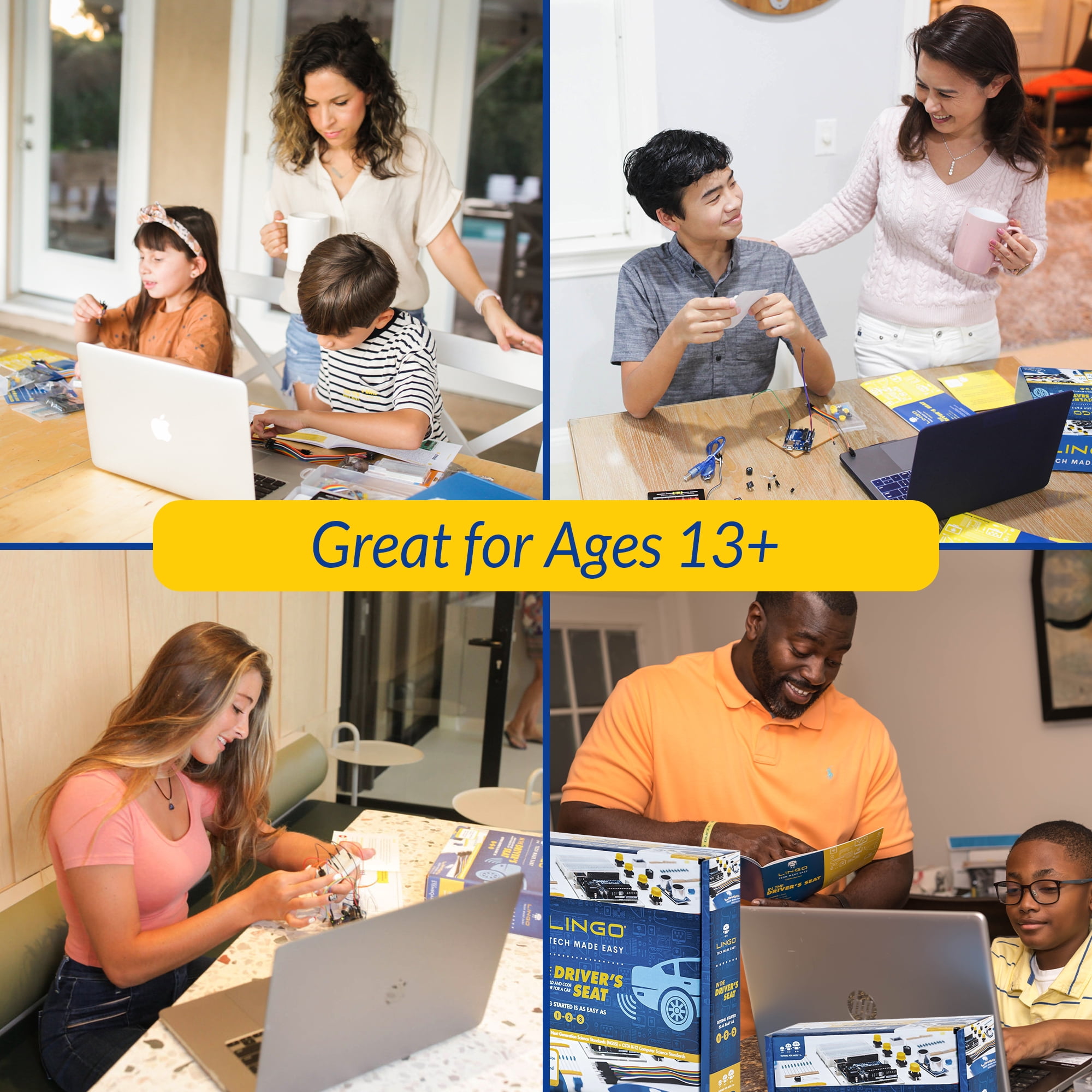 LINGO STEM Coding Kit For Teens - Build & Program A Car Backup Sensor | Learn Real Coding Skills