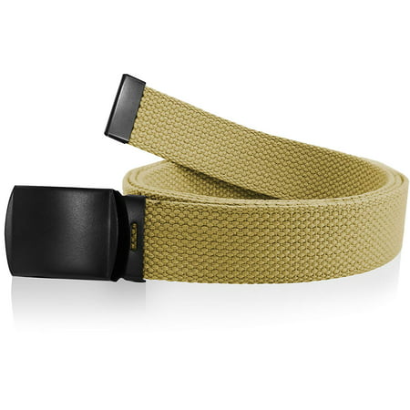 Enimay Kids Canvas Belt Woven Military Roller Buckle Khaki 30 (Best 30 Inch Monitor)
