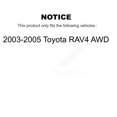 thumbnail image 2 of Transit Auto Rear Brake Drum Shoes and Wheel Hub Bearing Assembly Kit for Car 2003-2005 Toyota RAV4 AWD K7D-100764, 2 of 11