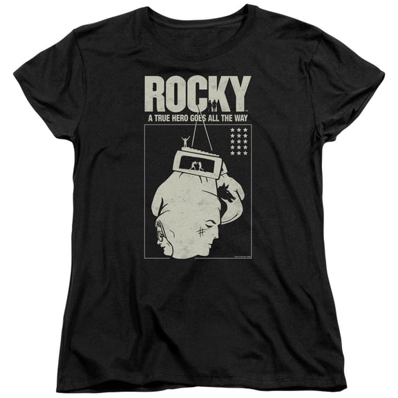 Rocky The Hero Women's T-Shirt Black