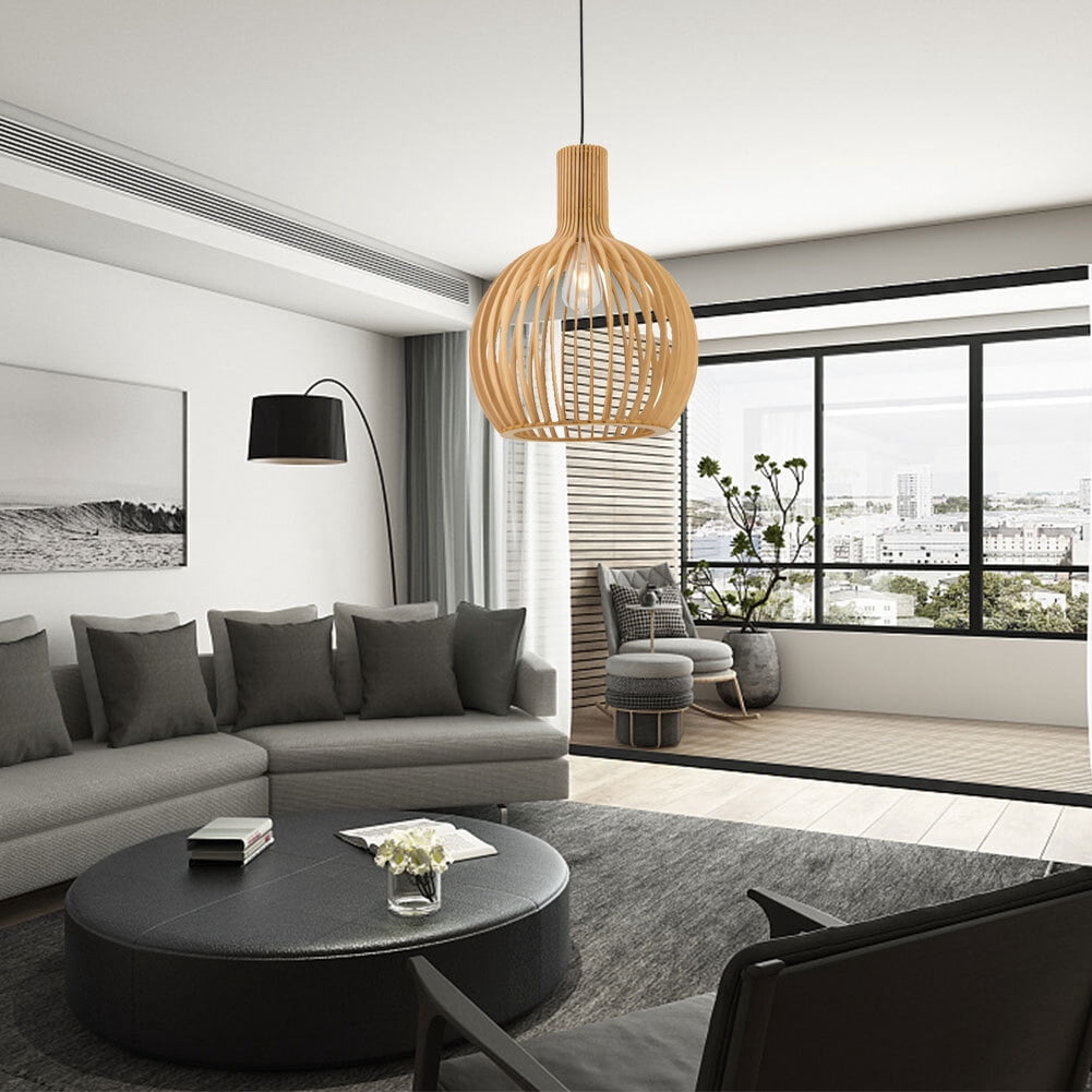 110-120V Gold Cage Pendant Light Modern Industrial Ceiling Hanging Lamp Single Head Gold Chandelier Fixture Kitchen