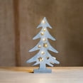 thumbnail image 2 of Wooden Christmas Tree Tabletop Decor with Lights Decoration - Modern Farmhouse Lighted Tabletop Christmas Tree for Home Table Fireplace Mantle Shelf Decor, Christmas Holiday Decorations, 2 of 4