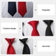 thumbnail image 5 of 2 corbatas con clip para uniformes escolares de oficina, ropa clásica para hombre., 5 of 7