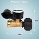 thumbnail image 3 of Adaptador de Recarga de Propano Qcc1 de Latón con Manómetro, Codo de 90 Grados para Tanques de 1 Lb a 40 Lb | Conector de Tanque de Propano Reutilizable y Duradero para Estufas de Camping, Calentador, 3 of 6