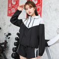 thumbnail image 4 of Chándales sin costuras para mujer, conjunto de Yoga, ropa deportiva de entrenamiento, ropa de gimnasio, Top corto de manga larga, mallas de cintura alta, trajes deportivos, 4 of 5