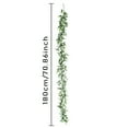 thumbnail image 3 of Dvkptbk Cloth Rattans Simulation Olive Leaves Rattan Home Artificial Green Plants Yucali Leaves Rattan Decorative Desktop Set Decoration Christmas Decoration Holiday Products Christmas Decorations, 3 of 6