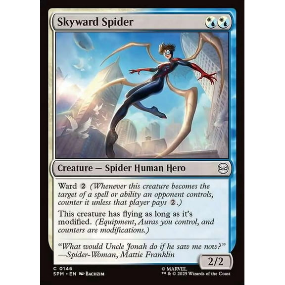 MtG Marvel's Spider-Man Common Skyward Spider #146
