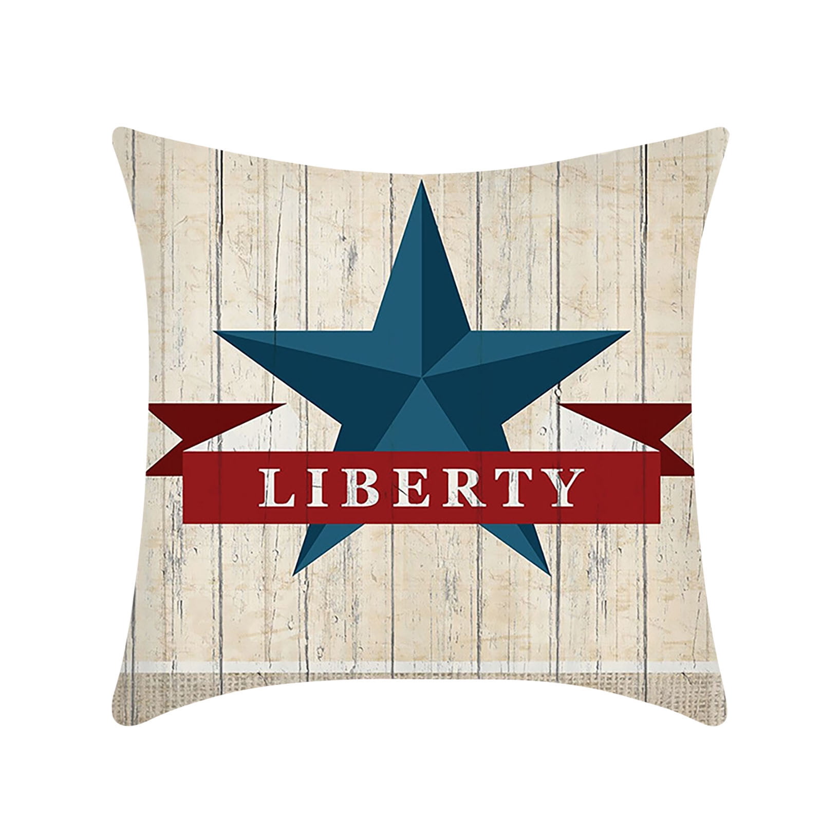 amlbb Independence Day Decorations Throw Pillows 1PC Patriotic Day American Flag Stars And