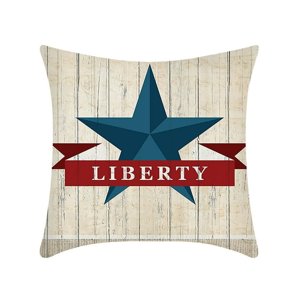 amlbb Independence Day Decorations Throw Pillows 1PC Patriotic Day American Flag Stars And Stripes, Indoor and Outdoor 4th of July Decorations