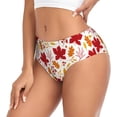 thumbnail image 2 of Balery fall laef Maple Ropa Interior de Algodón para Mujer con Dibujo – Braguitas Cómodas y Elásticas, Estilo Clásico-XX-Large, 2 of 6
