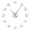 Silver,27inch, variant on Mountain Skier Winter Skiing Vintage Style Ski Wall Art 3D DIY Wall Clock Quiet Sweep Long Hand Clock Watch Gift For Sport Lover(Black,27inch)