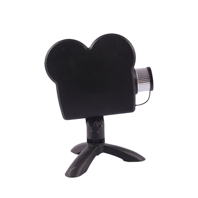 Injueey Proyector láser de moda de Halloween de Navidad para el ABS amplio de la decoración del festival del Kits de decoración para fiestas Enchufe europeo negro