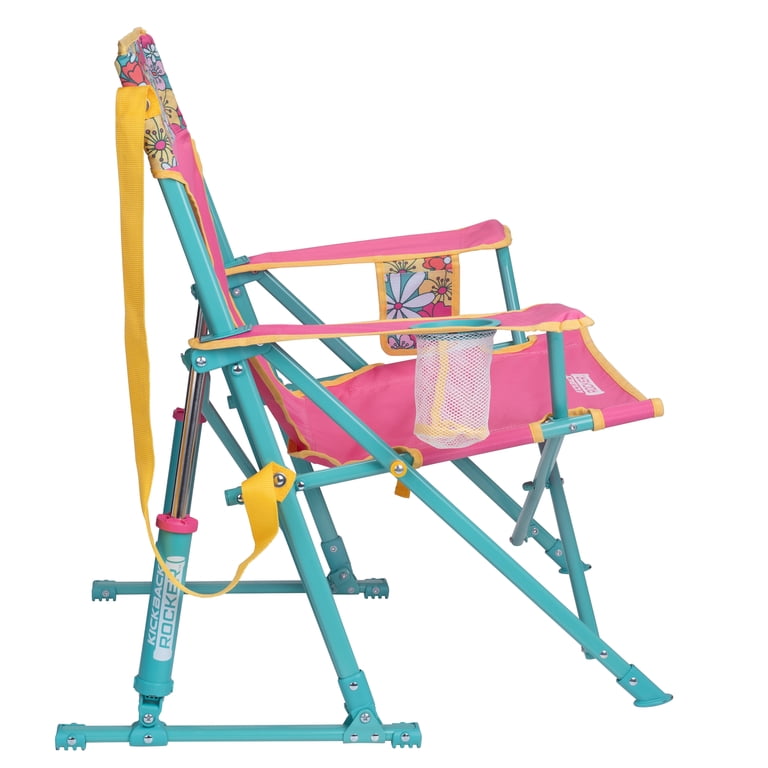 洋楽 G-RAP CHIN CHECCA GCI Outdoor Kickback Rocker Foldable Rocking Camp Chair, Summer