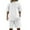 White, variant on AJZIOJIRO Men Summer T-Shirts Shorts Set Casual Short Sleeve Cotton Shirt Tops Pants Set M-3XL