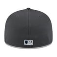 thumbnail image 6 of Men's New Era  Gray/Navy Detroit Tigers 2025 Batting Practice 59FIFTY Fitted Hat, 6 of 7